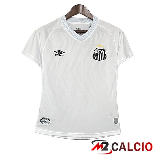 Maglie Calcio Personalizzate,Tute Calcio Squadre,Maglia Nazionale Italiana Calcio | Maglie Calcio Santos FC Donna Prima 2025/2026