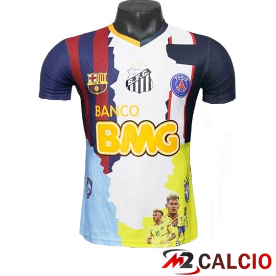 Maglie Calcio Personalizzate,Tute Calcio Squadre,Maglia Nazionale Italiana Calcio | Maglie Calcio Santos FC Special Edition Bianco 2025/2026