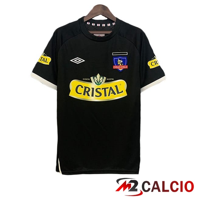 Maglie Calcio Personalizzate,Tute Calcio Squadre,Maglia Nazionale Italiana Calcio | Maglie Calcio Colo-Colo Retro Seconda Nero 2001