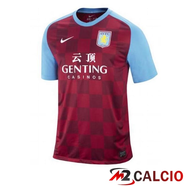 Maglie Calcio Personalizzate,Tute Calcio Squadre,Maglia Nazionale Italiana Calcio | Maglie Calcio Aston Villa Retro Prima Rosso 2011-2012