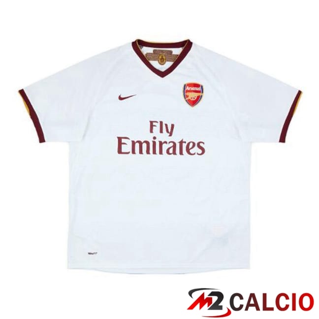 Maglie Calcio Personalizzate,Tute Calcio Squadre,Maglia Nazionale Italiana Calcio | Maglie Calcio Arsenal Retro Prima Bianco 2007-2008