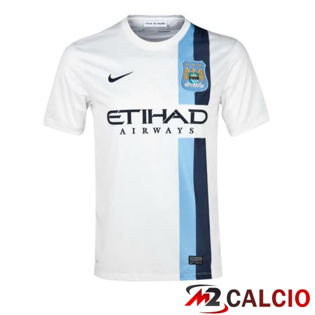 Maglie Calcio Personalizzate,Tute Calcio Squadre,Maglia Nazionale Italiana Calcio | Maglie Calcio Manchester City Retro Terza Bianco 2013-2014