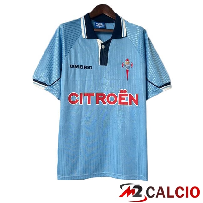 Maglie Calcio Personalizzate,Tute Calcio Squadre,Maglia Nazionale Italiana Calcio | Maglie Calcio Celta Vigo Retro Prima Blu 1997-1999