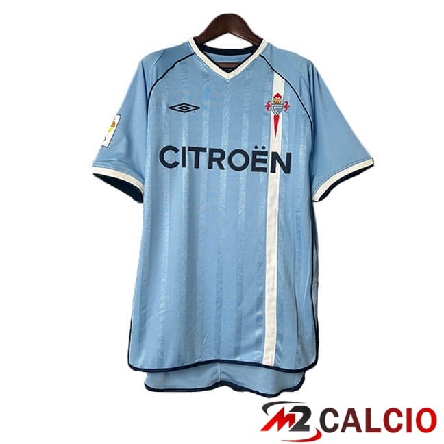 Maglie Calcio Personalizzate,Tute Calcio Squadre,Maglia Nazionale Italiana Calcio | Maglie Calcio Celta Vigo Retro Prima Blu 2001-2002