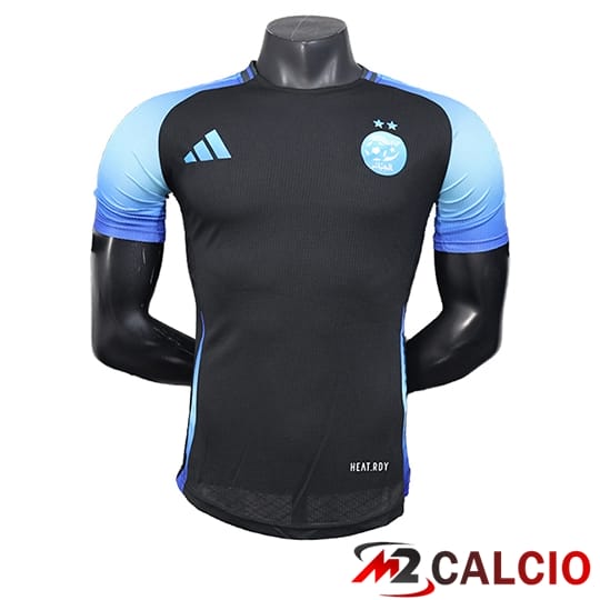Maglie Calcio Personalizzate,Tute Calcio Squadre,Maglia Nazionale Italiana Calcio | Maglie Calcio Algeria Edizione Speciale Nero/Blu 2025/2026