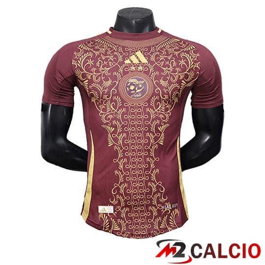 Maglie Calcio Personalizzate,Tute Calcio Squadre,Maglia Nazionale Italiana Calcio | Maglie Calcio Algeria Edizione Speciale Marrone 2025/2026