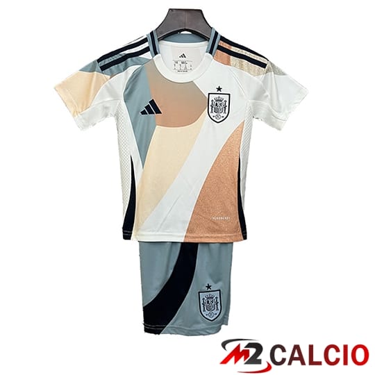 Maglie Calcio Personalizzate,Tute Calcio Squadre,Maglia Nazionale Italiana Calcio | Maglie Calcio Spagna Bambino Seconda 2025/2026