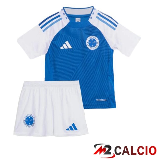 Maglie Calcio Personalizzate,Tute Calcio Squadre,Maglia Nazionale Italiana Calcio | Maglie Calcio Cruzeiro EC Bambino Prima Blu 2025/2026