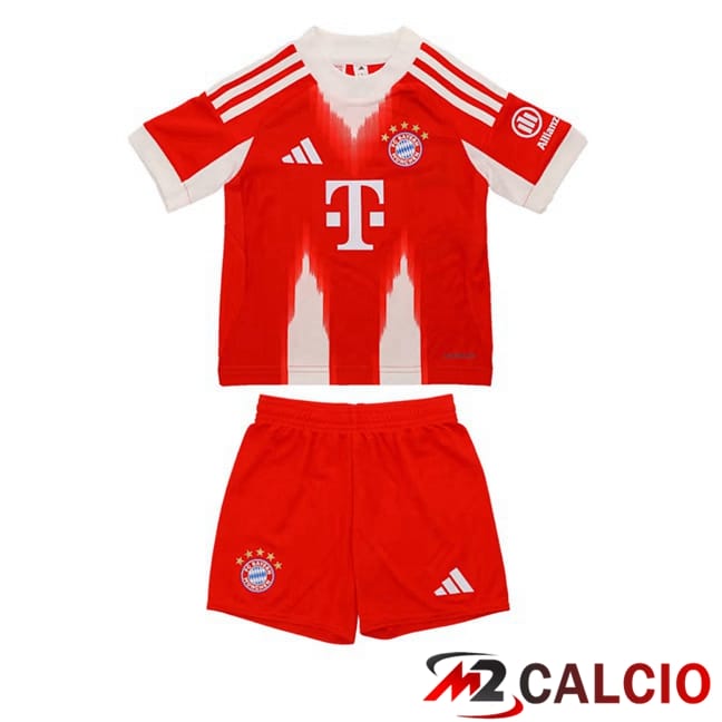 Maglie Calcio Personalizzate,Tute Calcio Squadre,Maglia Nazionale Italiana Calcio | Maglie Calcio Bayern Monaco Bambino Prima Rosso 2025/2026