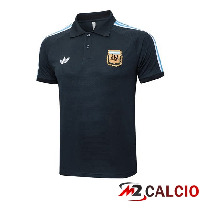 Maglie Calcio Personalizzate,Tute Calcio Squadre,Maglia Nazionale Italiana Calcio | Maglia Polo Argentina Grigio 2025/2026