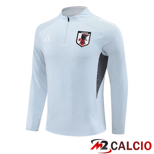 Maglie Calcio Personalizzate,Tute Calcio Squadre,Maglia Nazionale Italiana Calcio | Felpa Allenamento Giappone Grigio 2025/2026