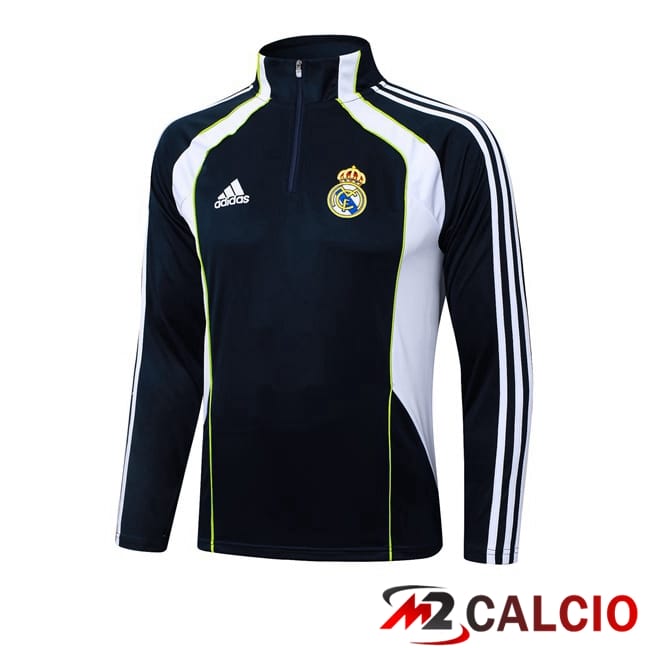 Maglie Calcio Personalizzate,Tute Calcio Squadre,Maglia Nazionale Italiana Calcio | Felpa Allenamento Real Madrid Blu Reale 2025/2026