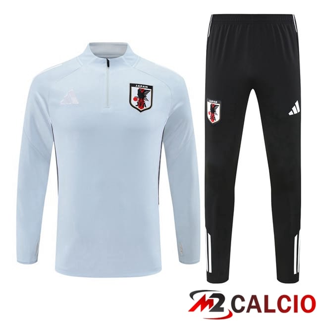 Maglie Calcio Personalizzate,Tute Calcio Squadre,Maglia Nazionale Italiana Calcio | Insieme Tuta Calcio Giappone Grigio 2025/2026