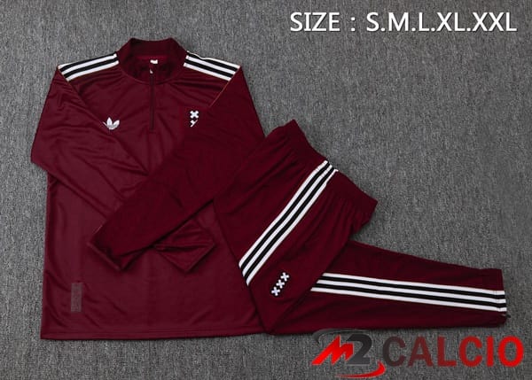 Insieme Tuta Calcio AFC Ajax Rosso 2025/2026