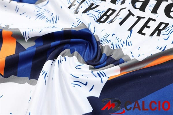 Insieme Tuta Calcio Real Madrid Blu Bianco 2025/2026