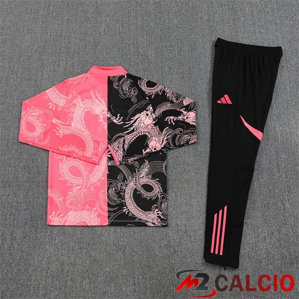 Insieme Tuta Calcio Real Madrid Rosa Nero 2025/2026