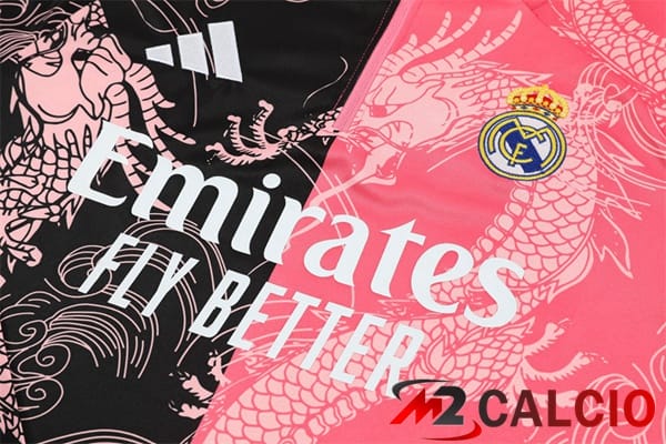 Insieme Tuta Calcio Real Madrid Rosa Nero 2025/2026