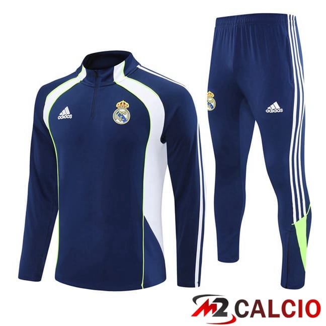 Maglie Calcio Personalizzate,Tute Calcio Squadre,Maglia Nazionale Italiana Calcio | Insieme Tuta Calcio Real Madrid Blu Reale 2025/2026