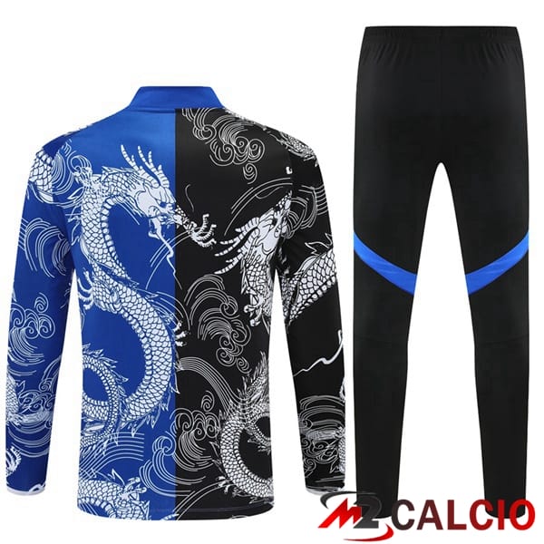 Insieme Tuta Calcio Real Madrid Nero Blu 2025/2026