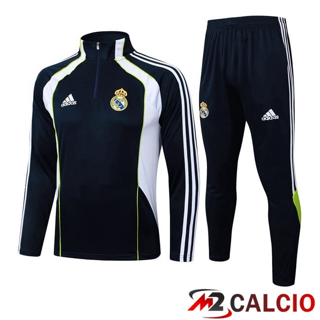 Maglie Calcio Personalizzate,Tute Calcio Squadre,Maglia Nazionale Italiana Calcio | Insieme Tuta Calcio Real Madrid Blu Reale 2025/2026