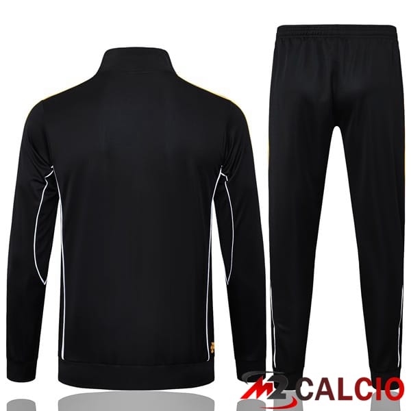 Insieme Tuta Calcio - Giacca Real Madrid Nero 2025/2026