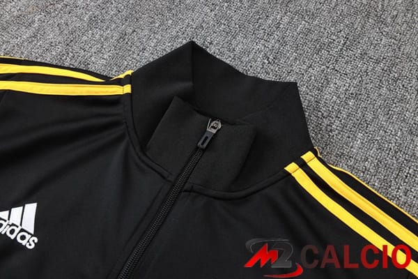 Insieme Tuta Calcio - Giacca Real Madrid Nero 2025/2026