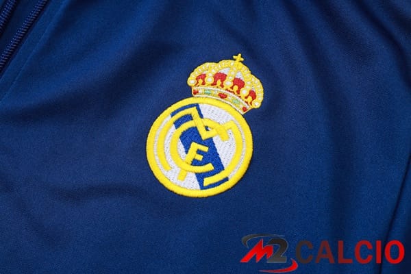 Insieme Tuta Calcio - Giacca Real Madrid Blu Reale 2025/2026