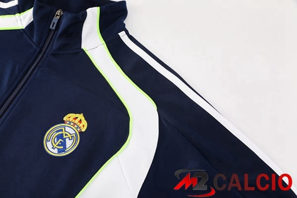Insieme Tuta Calcio - Giacca Real Madrid Blu Reale 2025/2026