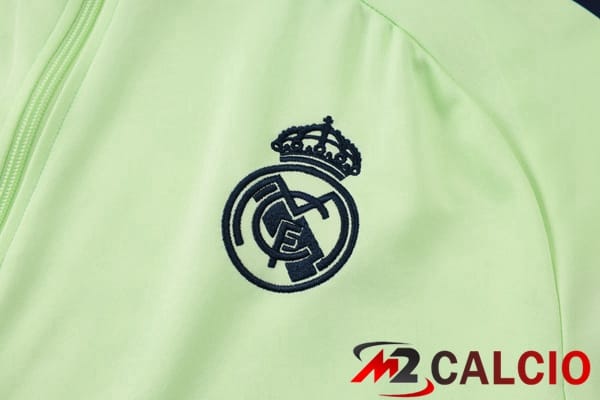 Insieme Tuta Calcio - Giacca Real Madrid Verde 2025/2026