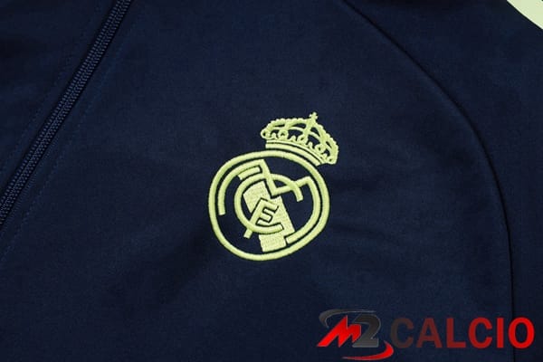Insieme Tuta Calcio - Giacca Real Madrid Blu Reale 2025/2026