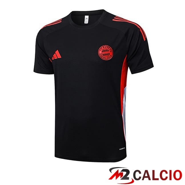 Maglie Calcio Personalizzate,Tute Calcio Squadre,Maglia Nazionale Italiana Calcio | T Shirt Allenamento Bayern Monaco Nero 2025/2026