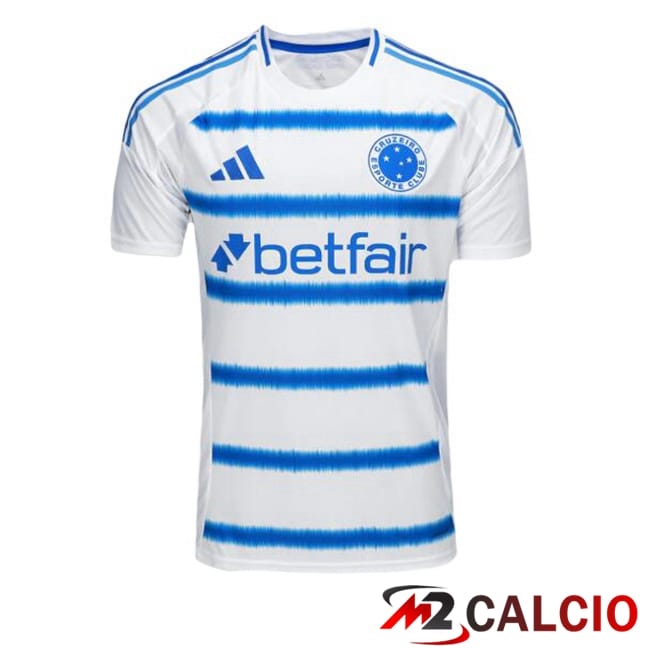 Maglie Calcio Personalizzate,Tute Calcio Squadre,Maglia Nazionale Italiana Calcio | Maglie Calcio Cruzeiro EC Seconda Bianco Blu 2025/2026