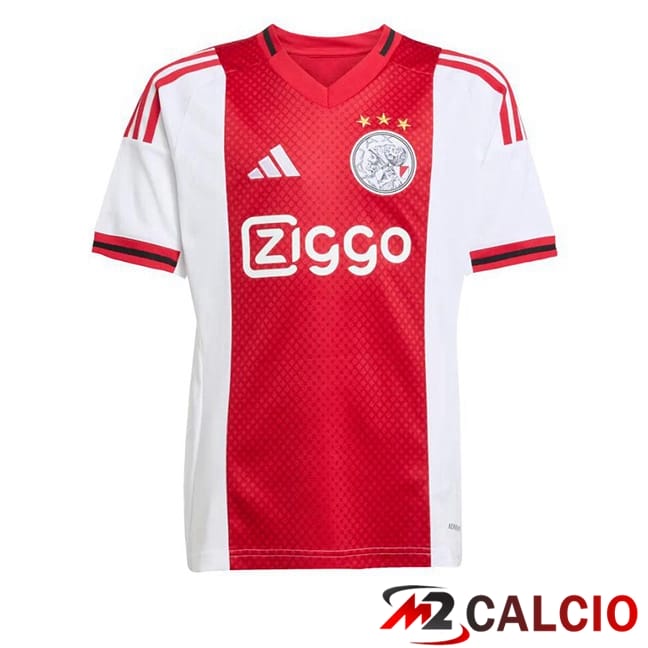 Maglie Calcio Personalizzate,Tute Calcio Squadre,Maglia Nazionale Italiana Calcio | Maglie Calcio AFC Ajax Prima Rosso Bianco 2025/2026