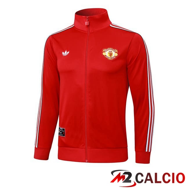 Maglie Calcio Personalizzate,Tute Calcio Squadre,Maglia Nazionale Italiana Calcio | Giacca Calcio Manchester United Rosso 2025/2026