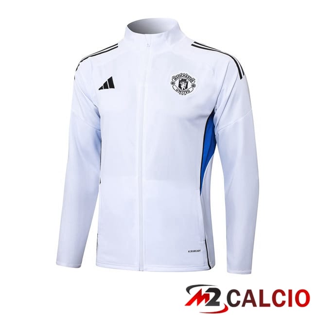 Maglie Calcio Personalizzate,Tute Calcio Squadre,Maglia Nazionale Italiana Calcio | Giacca Calcio Manchester United Bianco 2025/2026