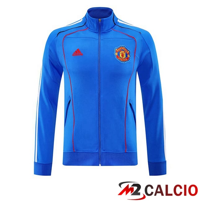 Maglie Calcio Personalizzate,Tute Calcio Squadre,Maglia Nazionale Italiana Calcio | Giacca Calcio Manchester United Blu 2025/2026