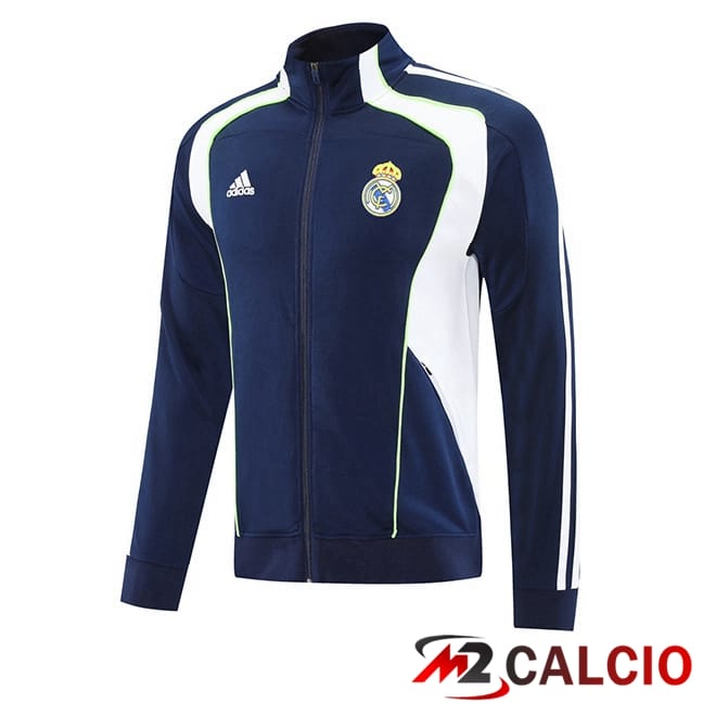Maglie Calcio Personalizzate,Tute Calcio Squadre,Maglia Nazionale Italiana Calcio | Giacca Calcio Real Madrid Blu Reale 2025/2026