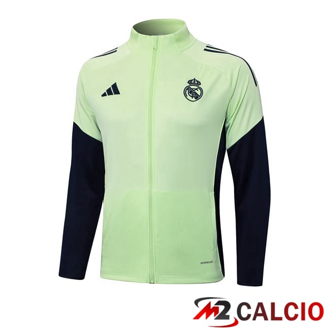 Maglie Calcio Personalizzate,Tute Calcio Squadre,Maglia Nazionale Italiana Calcio | Giacca Calcio Real Madrid Verde 2025/2026