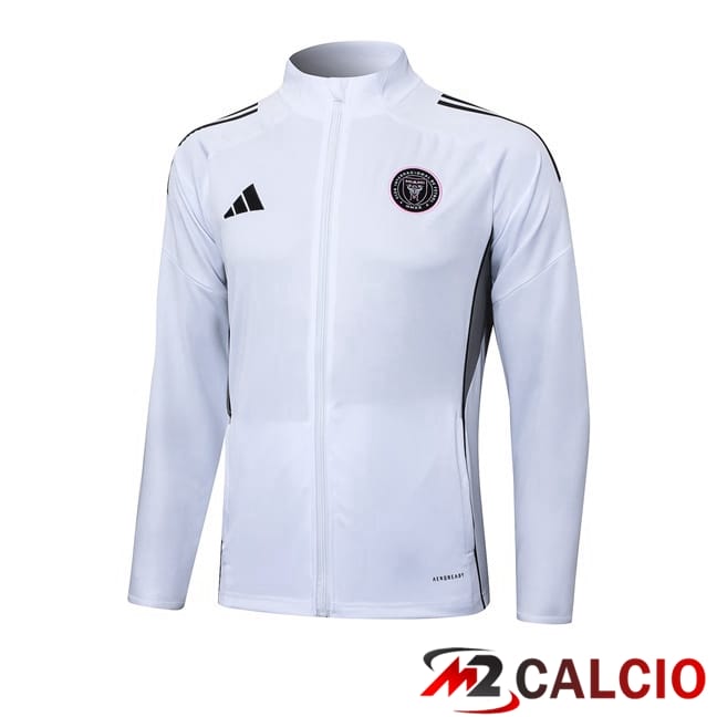 Maglie Calcio Personalizzate,Tute Calcio Squadre,Maglia Nazionale Italiana Calcio | Giacca Calcio Inter Miami CF Bianco 2025/2026