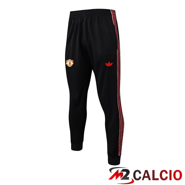 Maglie Calcio Personalizzate,Tute Calcio Squadre,Maglia Nazionale Italiana Calcio | Pantaloni Da Allenamento Manchester United Nero 2025/2026
