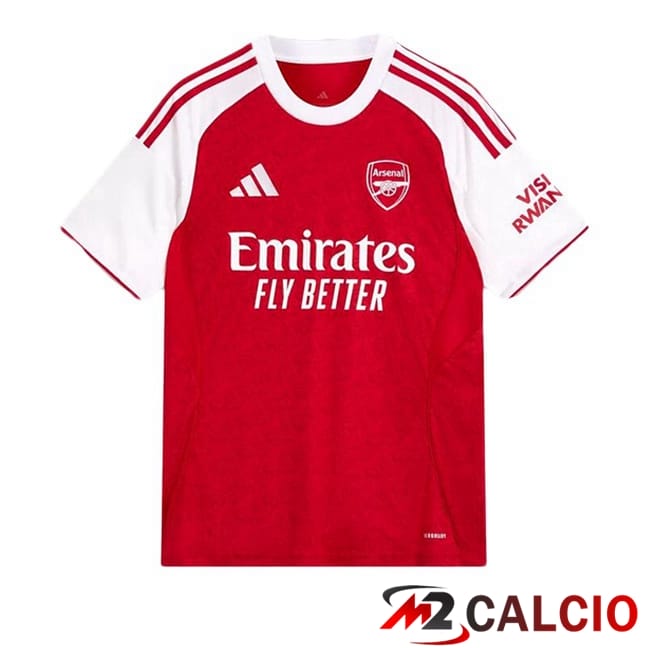 Maglie Calcio Personalizzate,Tute Calcio Squadre,Maglia Nazionale Italiana Calcio | Maglie Calcio Arsenal Prima Rosso Bianco 2025/2026