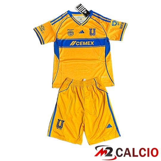 Maglie Calcio Tigres UANL Bambino Prima 2025/2026