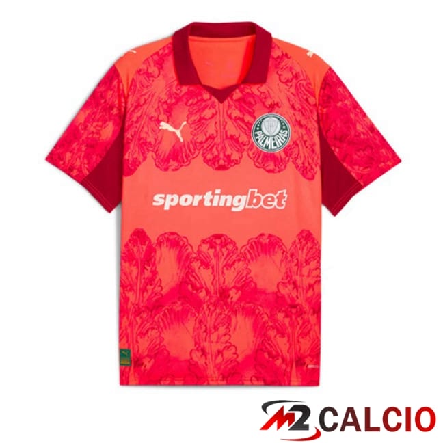 Maglie Calcio Personalizzate,Tute Calcio Squadre,Maglia Nazionale Italiana Calcio | Maglie Calcio Palmeiras Club World Cup Portiere Rosso 2025/2026