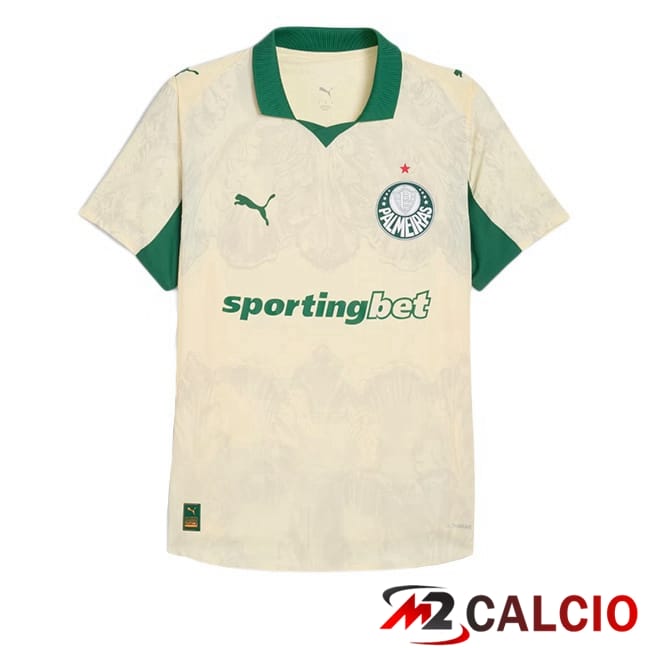 Maglie Calcio Personalizzate,Tute Calcio Squadre,Maglia Nazionale Italiana Calcio | Maglie Calcio Palmeiras Club World Cup Prima Giallo 2025/2026