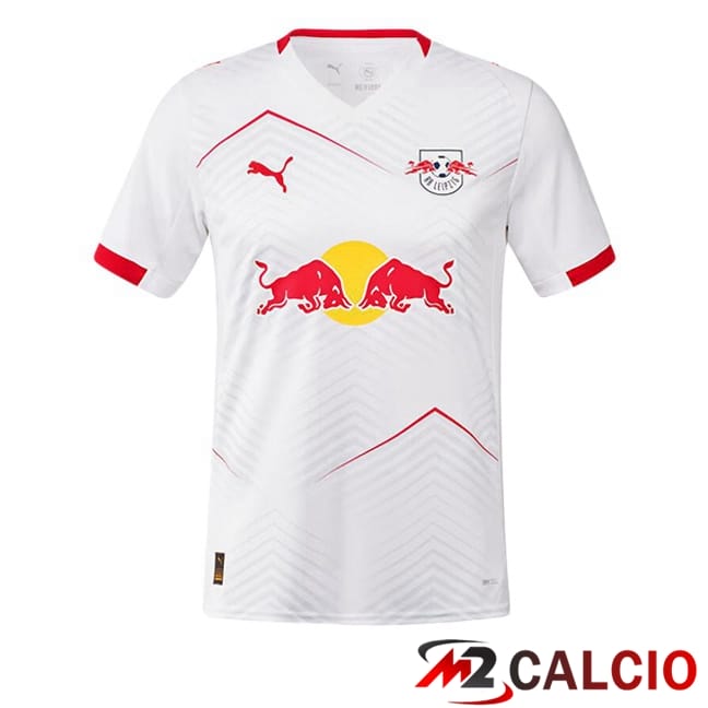 Maglie Calcio Personalizzate,Tute Calcio Squadre,Maglia Nazionale Italiana Calcio | Maglie Calcio RB Leipzig Prima Bianco 2025/2026