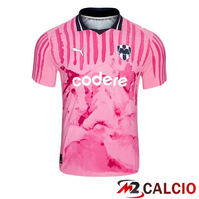 Maglie Calcio Personalizzate,Tute Calcio Squadre,Maglia Nazionale Italiana Calcio | Maglie Calcio CF Monterrey Club World Cup Portiere Rosa 2025/2026