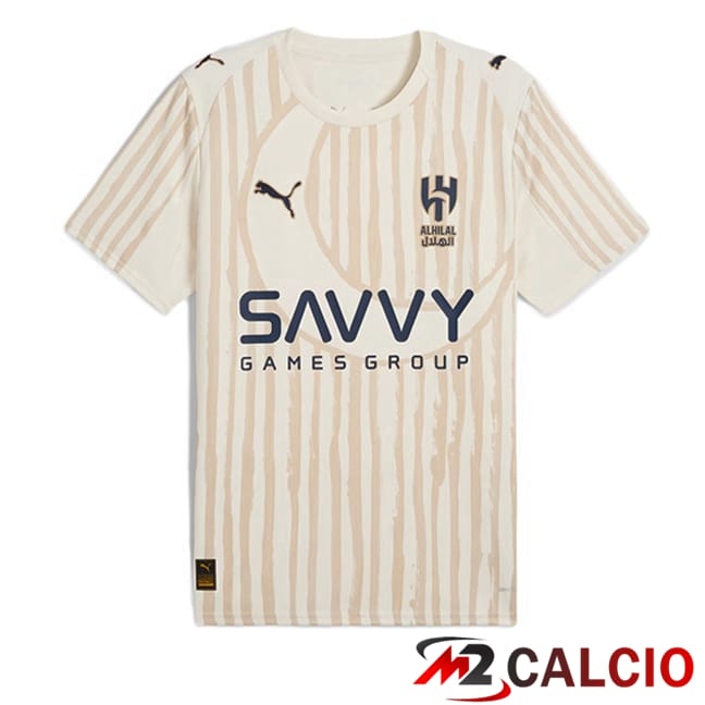 Maglie Calcio Personalizzate,Tute Calcio Squadre,Maglia Nazionale Italiana Calcio | Maglie Calcio Al-Hilal FC Club World Cup Portiere Giallo 2025/2026