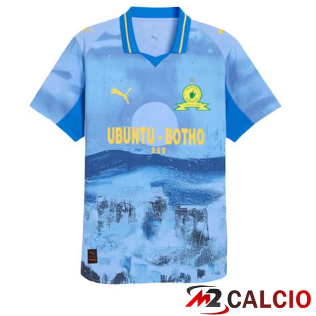 Maglie Calcio Personalizzate,Tute Calcio Squadre,Maglia Nazionale Italiana Calcio | Maglie Calcio Mamelodi Sundowns Club World Cup Portiere Blu 2025/2026