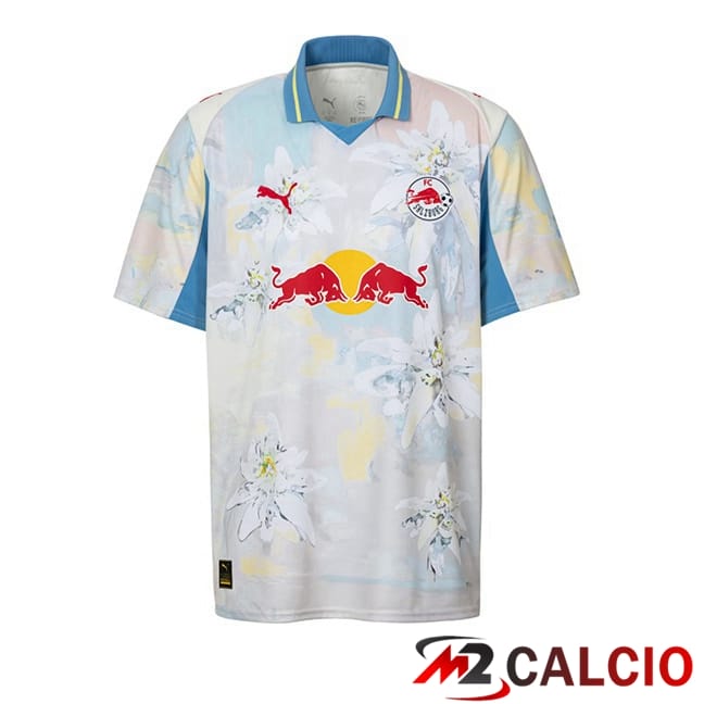 Maglie Calcio Personalizzate,Tute Calcio Squadre,Maglia Nazionale Italiana Calcio | Maglie Calcio FC Red Bull Salzburg Club World Cup Prima Blu Bianco 2025/2026