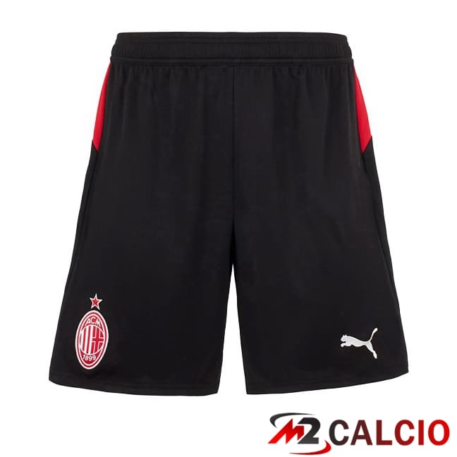 Maglie Calcio Personalizzate,Tute Calcio Squadre,Maglia Nazionale Italiana Calcio | Pantaloncini Calcio AC Milan Prima Nero 2025/2026